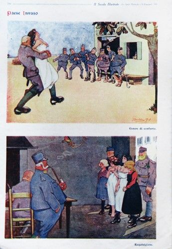 Gino Baldo - Paese invaso: 24 Ottobre 1917 Caporetto, matita su carta