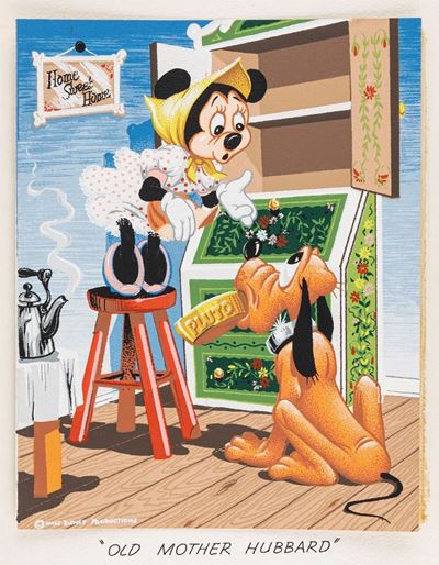 Illustrazione di Disney, Old Mother Hubbard