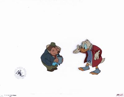 Disney, Mickey's Christmas Carol - Tempera su rodovetro