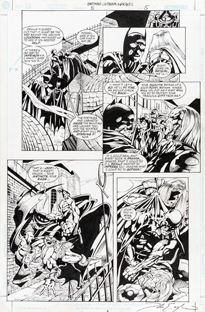Batman: Gotham Knights - Locked, matita e china su cartoncino DC