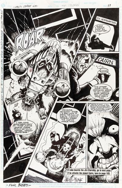 Lobo's Greatest Hits, matita e china su cartoncino DC