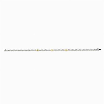 Bracciale in Oro Bianco 18k e Diamanti