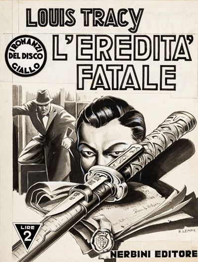 L’eredità fatale - Matita, china e acquerello su cartoncino, 1941