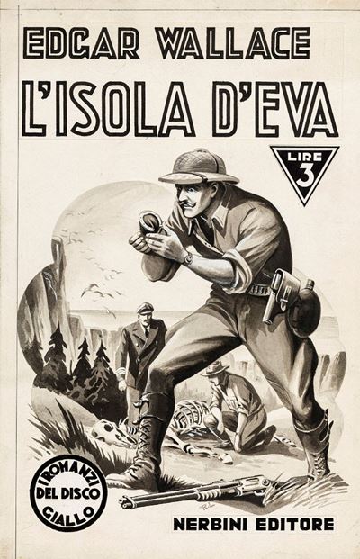 L'isola d'Eva - matita, china e acquerello su cartoncino, 1942