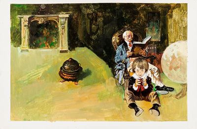 Il piccolo Lord - Tempera su cartone