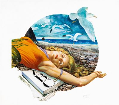 Rizzato, Copertina per 'La serie infernale' di Agatha Christie