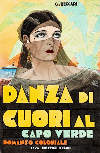 Danza di cuori al Capo Verde, matita, china, acquerello e tempera su cartone