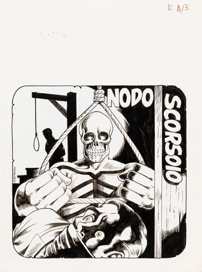 Nodo scorsoio - Originale di copertina per Kriminal n. 412