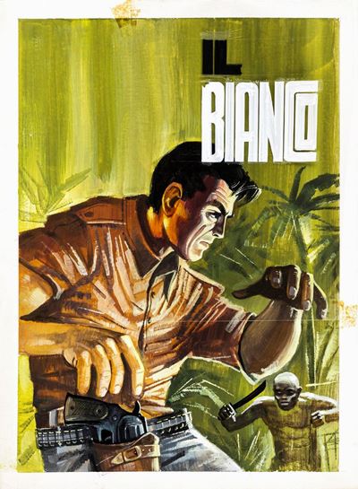 Il bianco, tempera su cartone