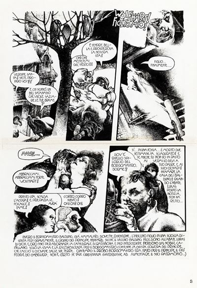 Storie di un altro evo - Tavola originale