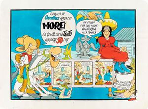 Jacovitti Benito - Cocco Bill: gelato Moreno