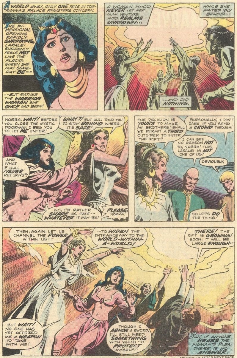 Ernie Chan - Kull the Destroyer - Into Death’s Dimension!, matita e china su cartoncino Marvel