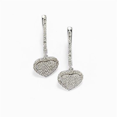 Orecchini in Oro Bianco 18k e Diamanti