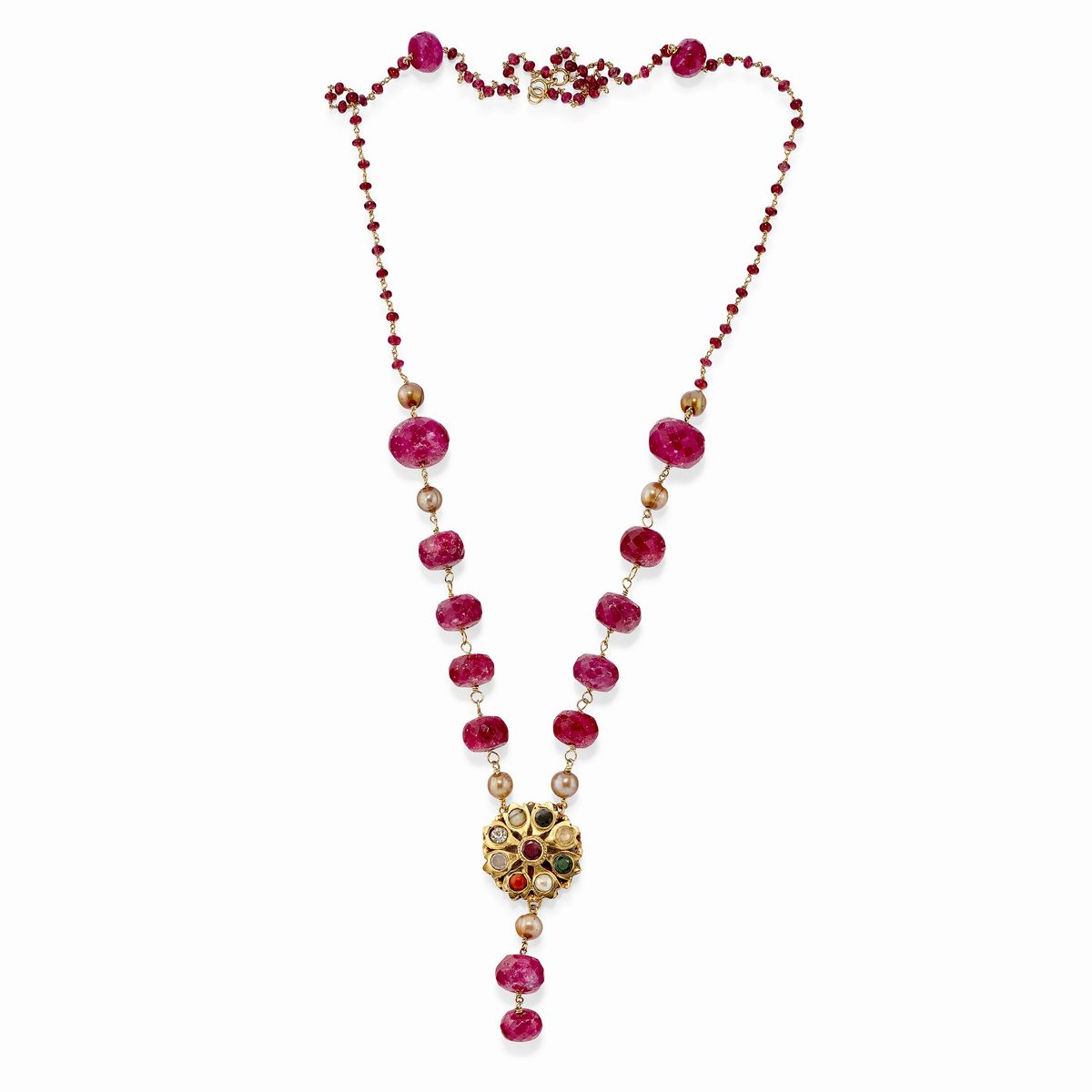 LUXENTER Collana In Cristallo Multicolore Con Rifinitura Oro Giallo 18kt - Modello Ukdra, Gioiello Elegante - 3