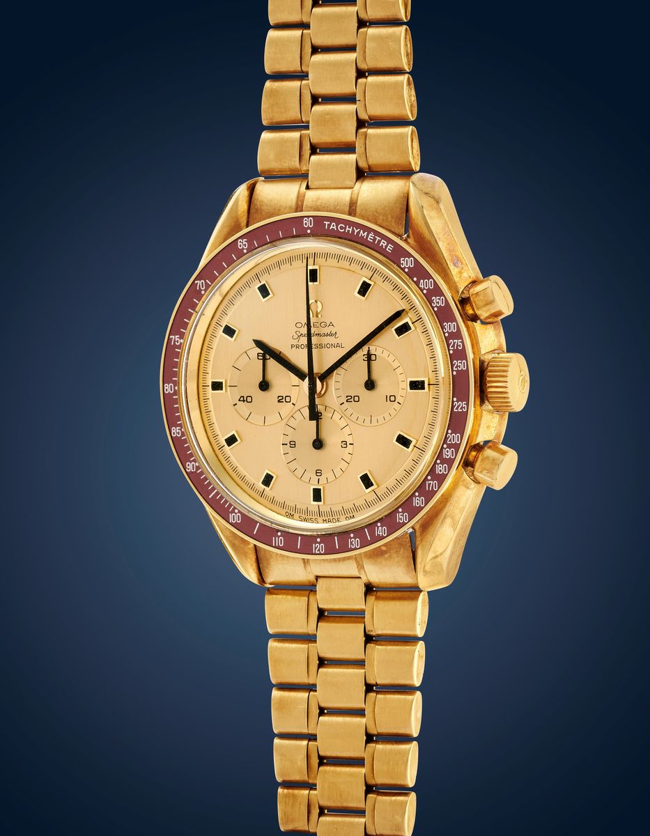 Omega - Speedmaster Apollo XI 145.022-69, oro 18k, anni '60