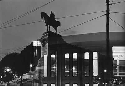 Piazza Cairoli, Milano - Stampa vintage alla gelatina ai sali d'argento