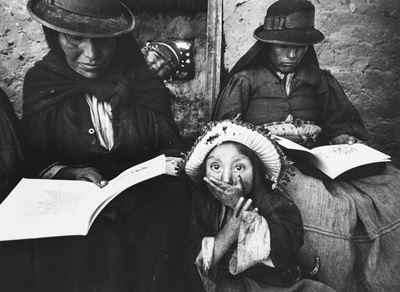 Adult-education Class For Women Who Cannot Read, Puno, Peru