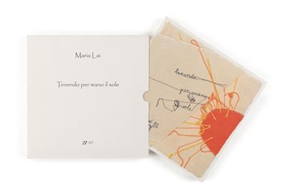 Tenendo per mano il sole, libro d'artista, edizione senza fili