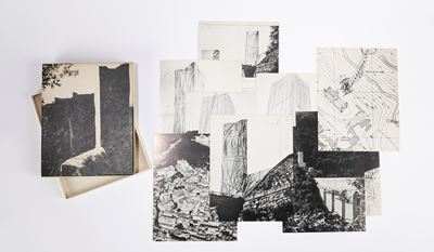 Christo, Packed Tower, Spoleto, Italy, 1968 - Libro d'Artista con tavole fotografiche