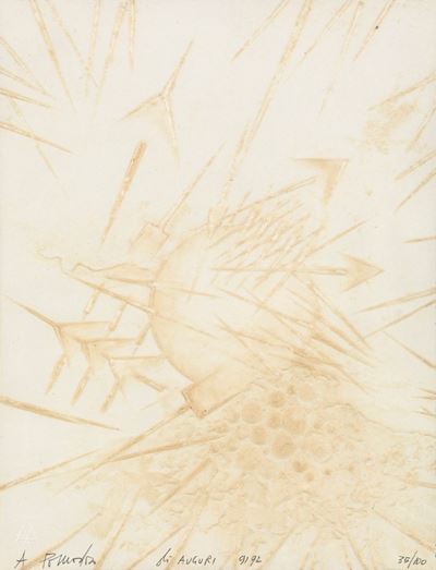 Senza titolo, calcografia, es. 35/100, 1992