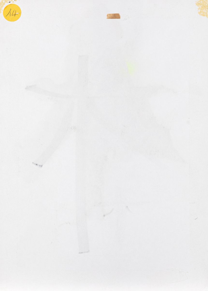 Bruno Munari - Alberi - Tecnica mista su carta, 1993