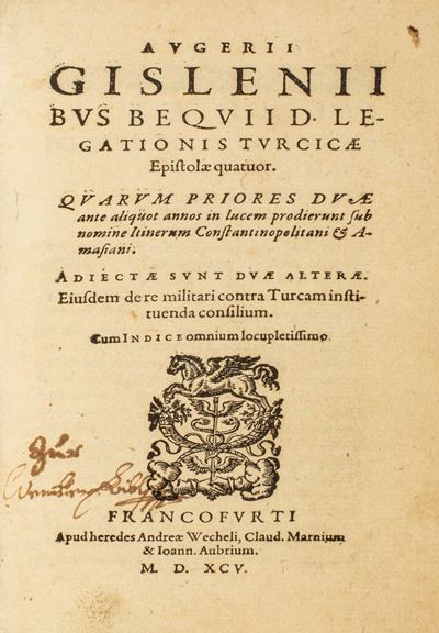 Legationis Turcicae Epistolae Quatuor