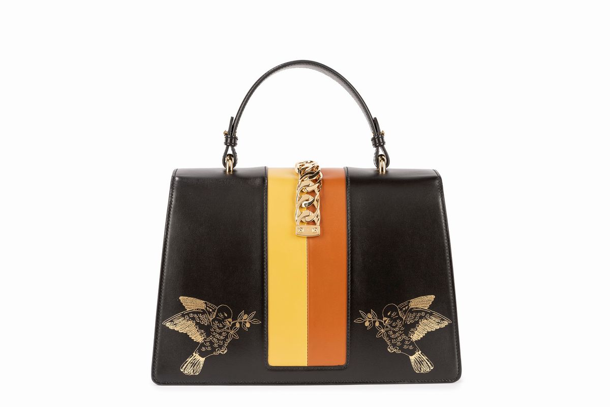 Gucci - Borsa Sylvie Gold Sun