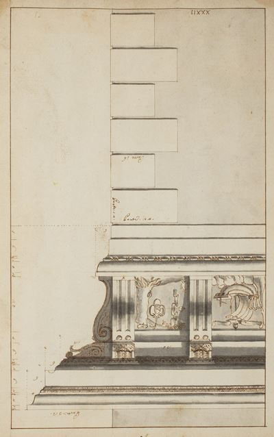 Album di Architettura, Seicento tavole, XVIII secolo