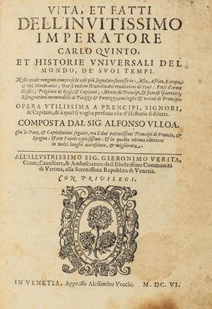 Vita, et fatti dell’invitissimo Imperatore Carlo quinto