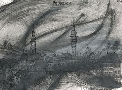 Peurbach - Tecnica mista su stampa