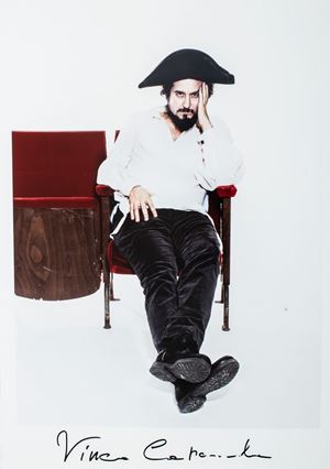 Foto autografata di Vinicio Capossela