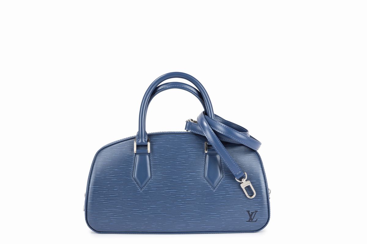Sold at Auction: Louis Vuitton, LOUIS VUITTON JASMIN BAG BLUE EPI