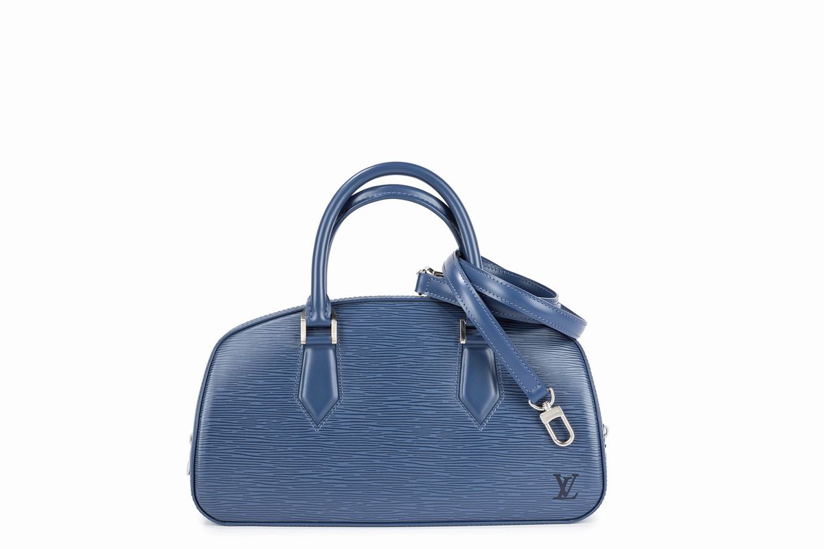 Louis Vuitton Blue Epi Jasmine Handbag Auction