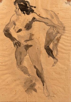 Guttuso Renato - Study for a female nude