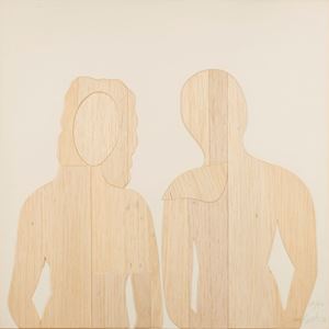 Ceroli Mario - Silhouettes of man and woman
