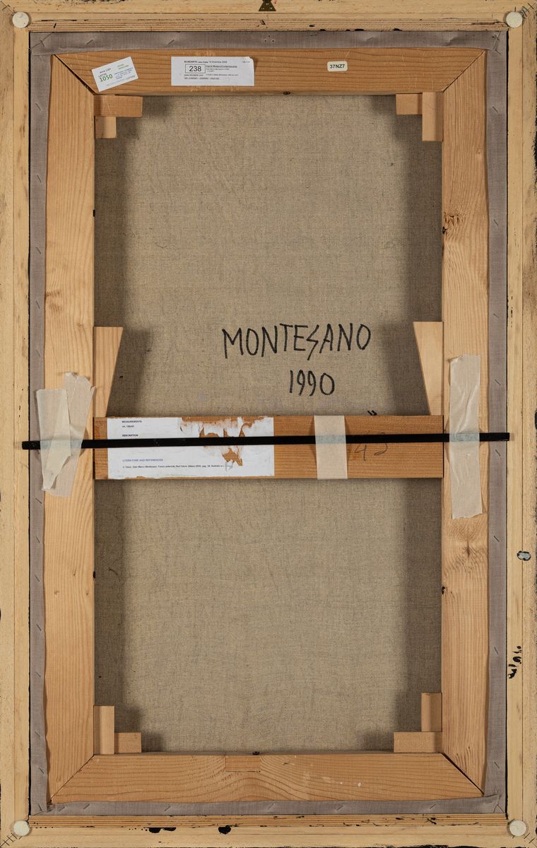 Gian Marco Montesano - ...e quattro, olio su tela
