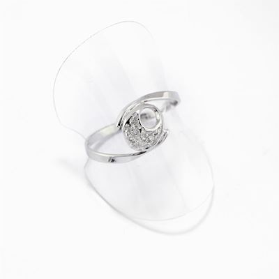 Anello in Oro Bianco 18k e Diamanti