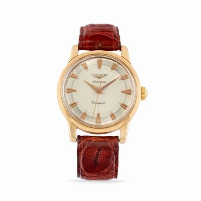 Orologio Conquest 9005, anni ‘60, oro rosa 18k
