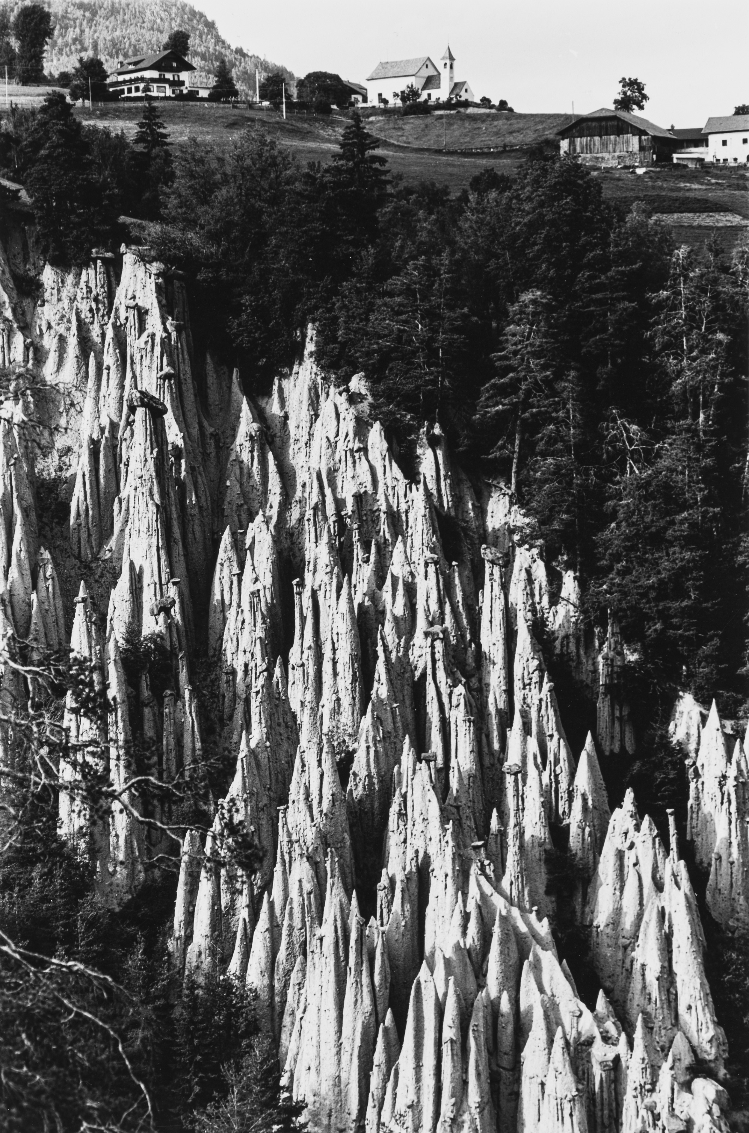 Emilio Fabio Simion - Alto Adige, Piramidi del Renon ; Senza Titolo