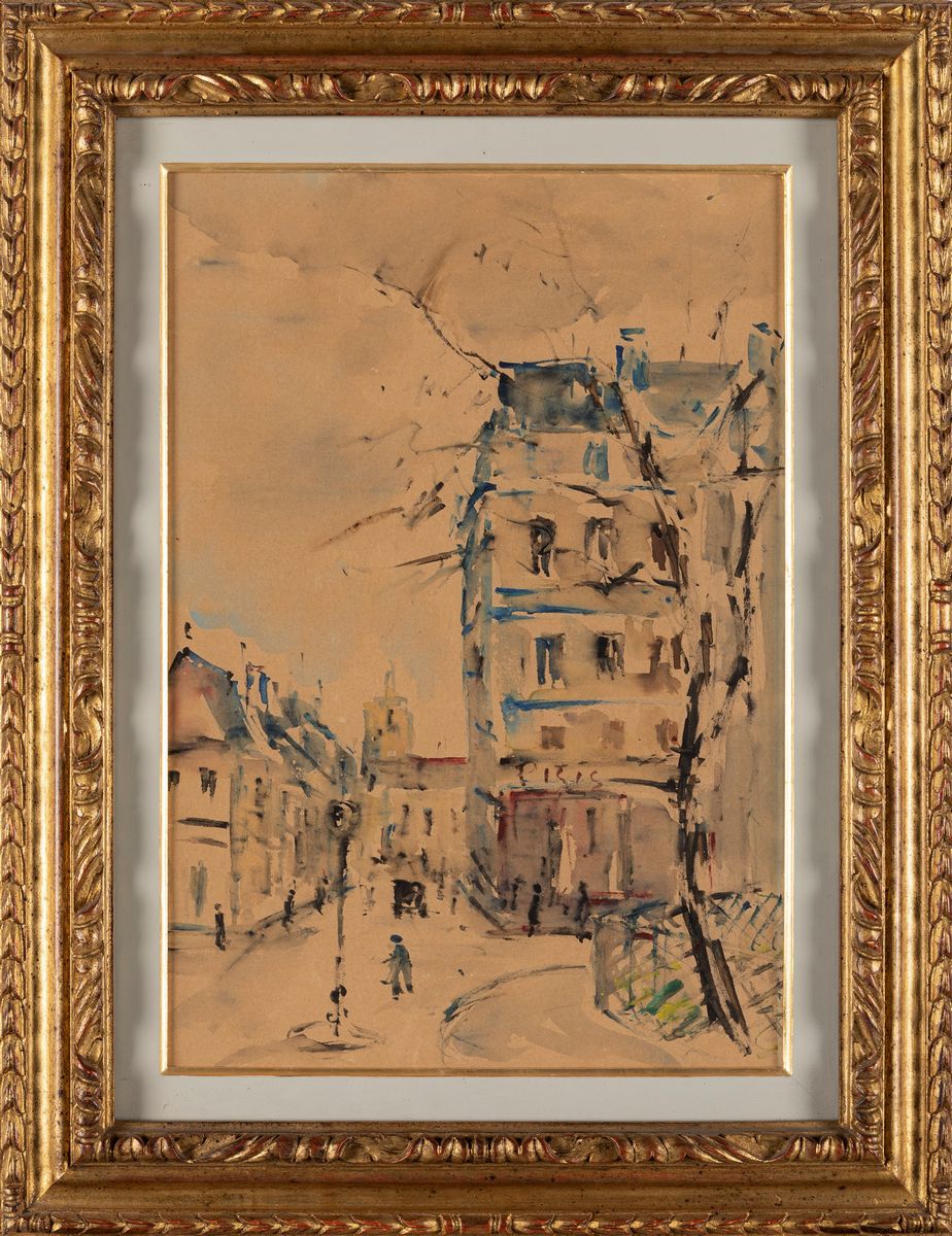 Filippo De Pisis - Scorcio di Città