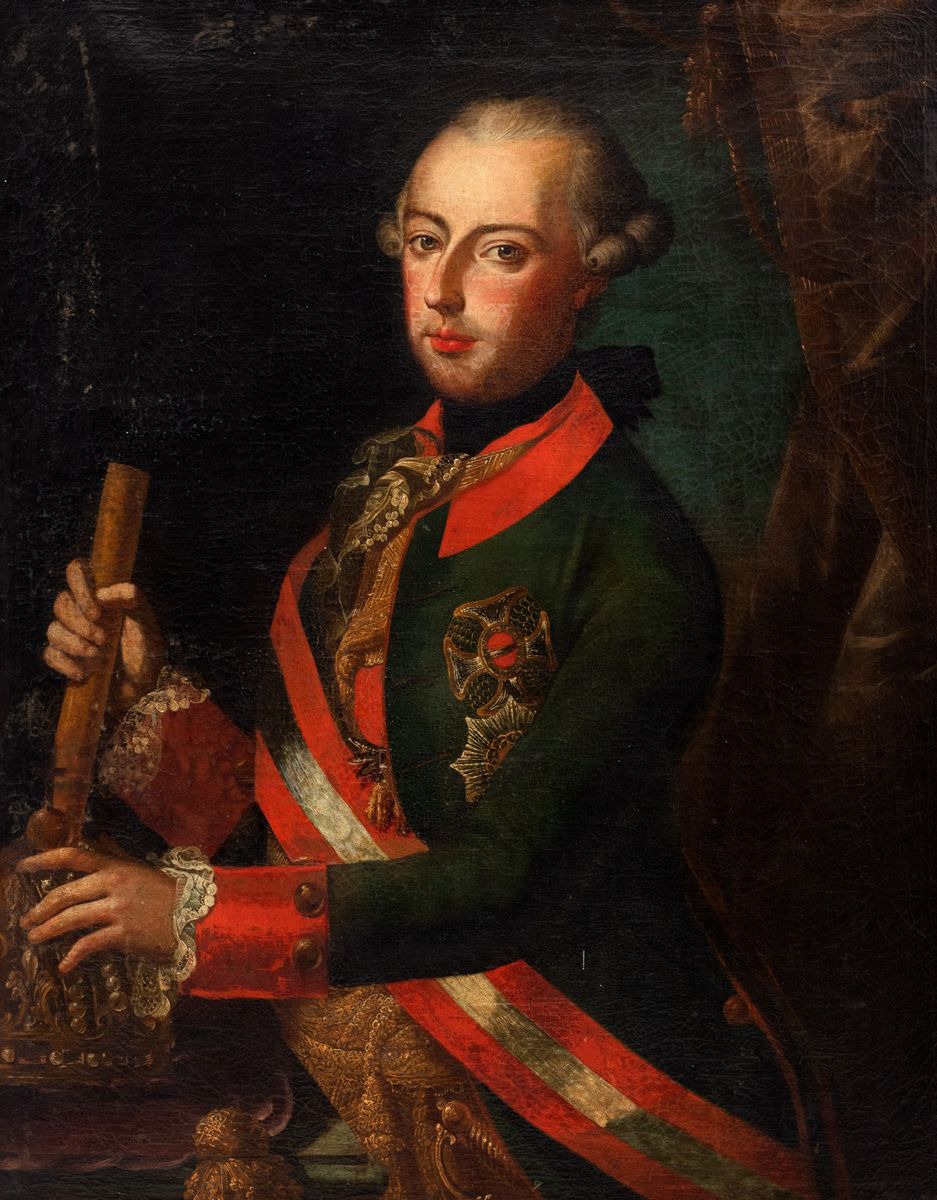 Scuola italiana, secolo XVIII Portrait of Emperor Joseph II of HabsburgLorraine, three