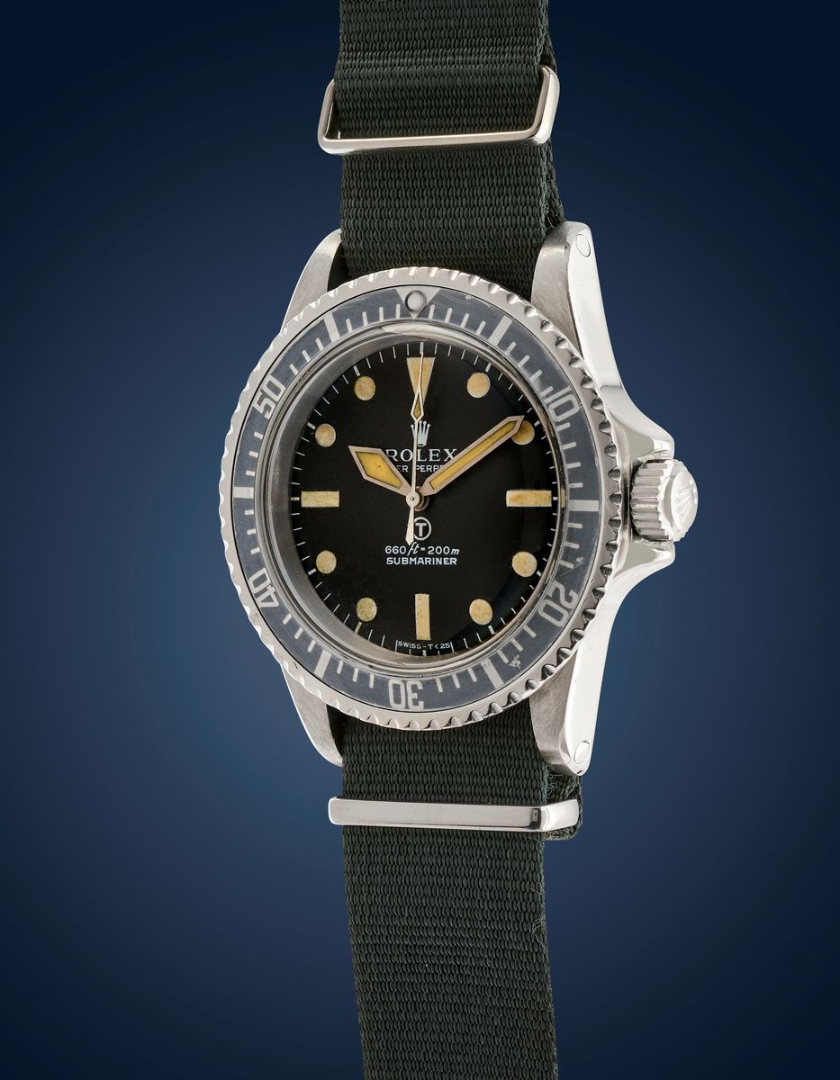 Rolex - Milsub 5513, Orologio da polso per la Marina Militare Britannica, anni '70