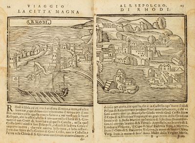 Viaggio da Venezia al S. Sepolcro, ed al Monte Sinai, Col Dissegno delle Citta, Castelli, Ville, ...