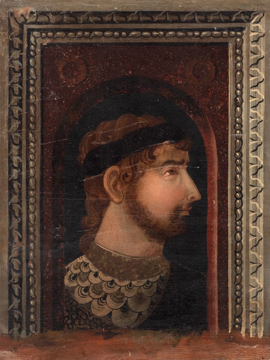 Maestro di Monticelli (gerolamo Bembo?) Attivo Intorno al 1480-1490 - Due Ritratti di Gentiluomin...