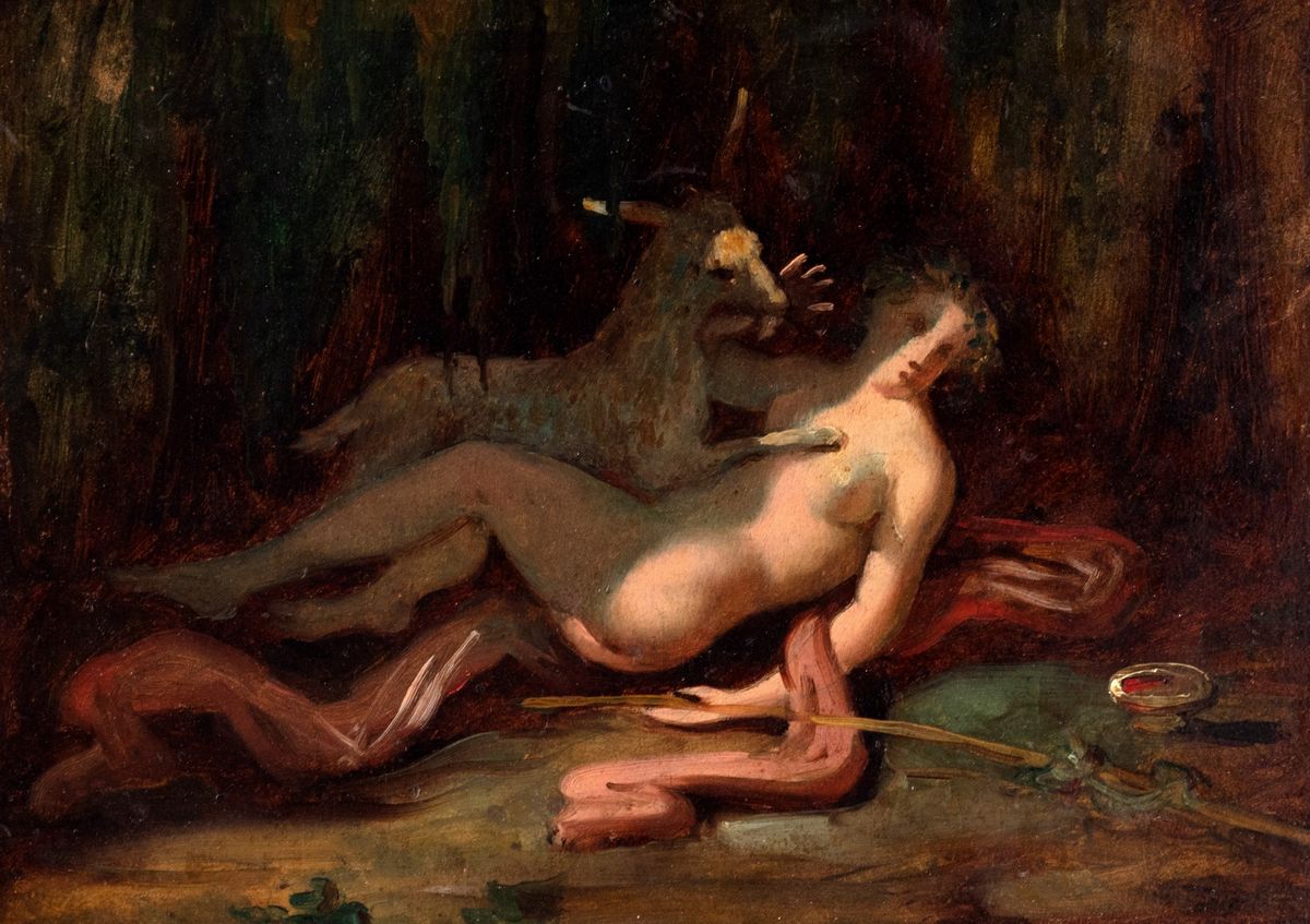 Scuola Italiana, Secolo XIX - Scena Bacchica