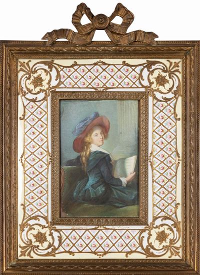 Ritratto di Dama Seduta con Libro