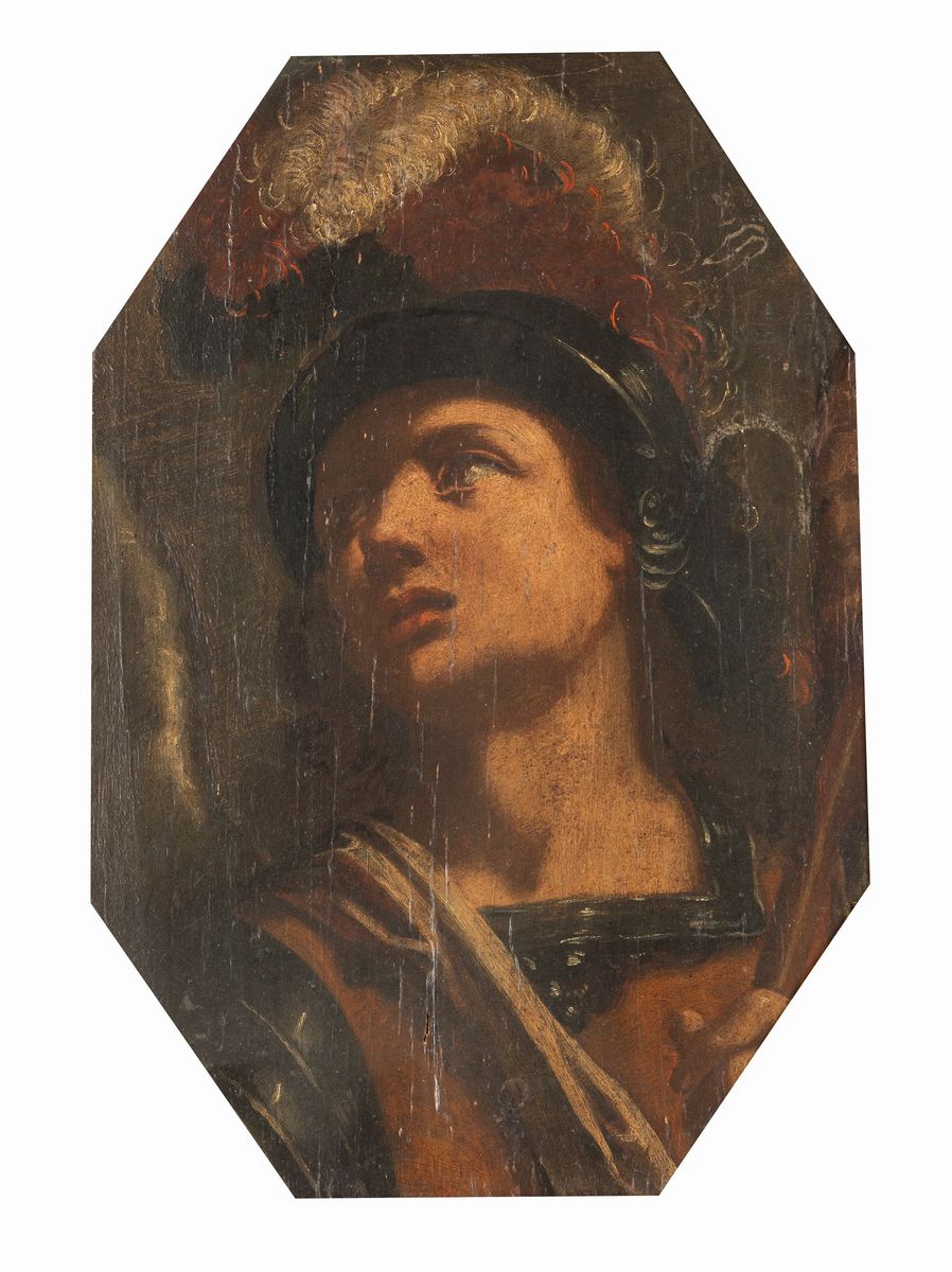 Scuola Italiana, Secolo XVII - San Michele Arcangelo; e San Sebastiano