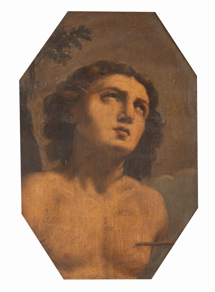 Scuola Italiana, Secolo XVII - San Michele Arcangelo; e San Sebastiano