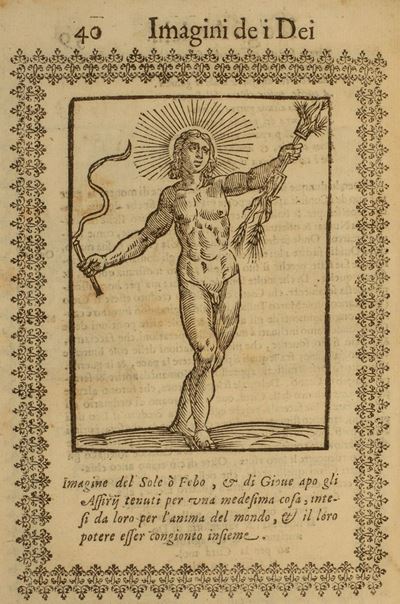 Seconda Nouissima Editione delle Imagini De gli dei Delli Antichi [...] Cauate da' Marmi, .. da L...