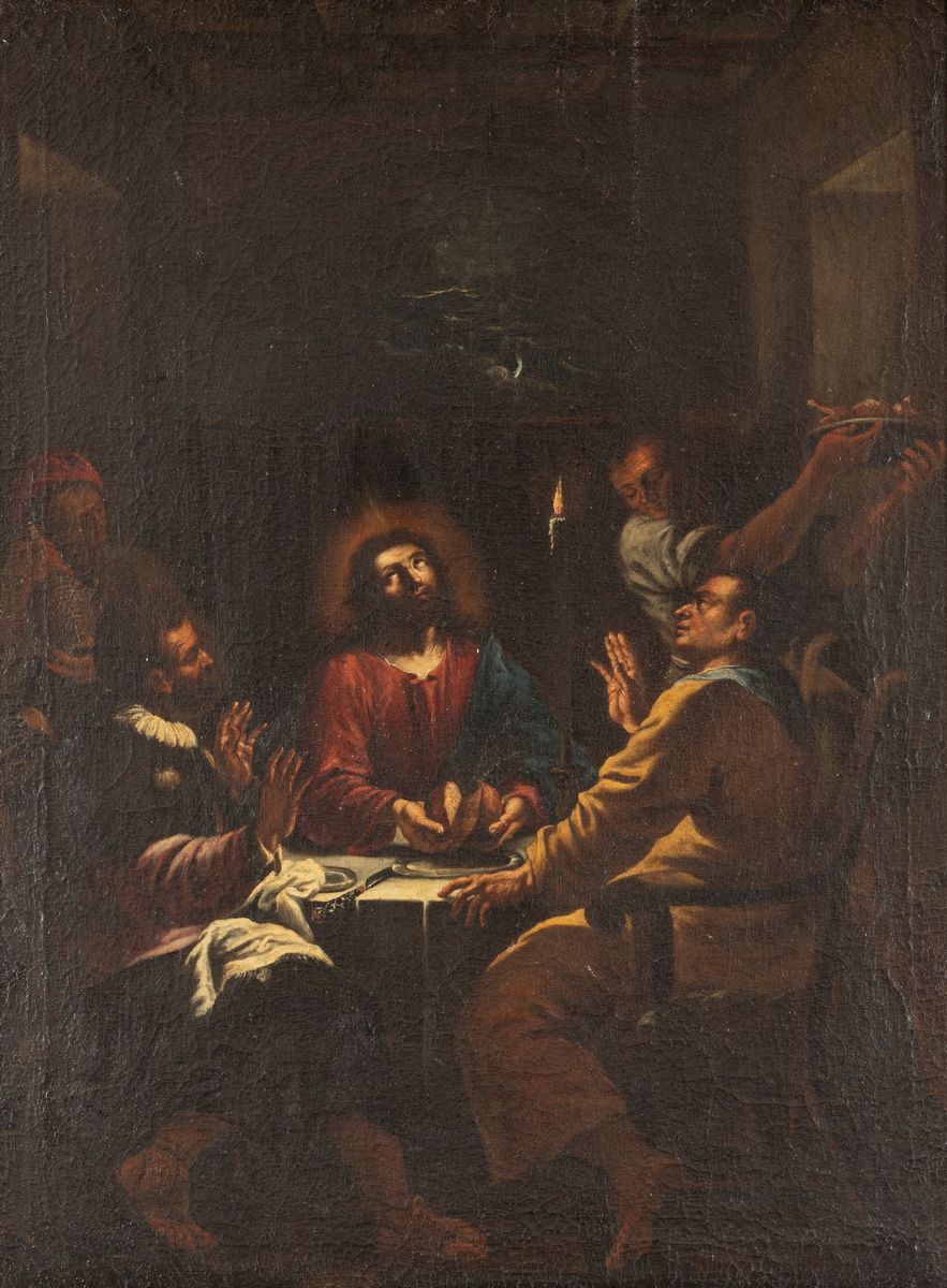Scuola Veneta, Secolo XVII - Cena in Emmaus
